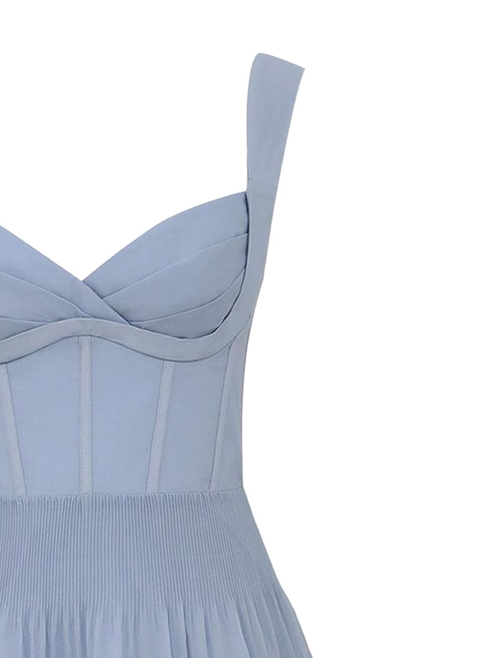 Abito mini a pieghe in blu ZIMMERMANN - donna 