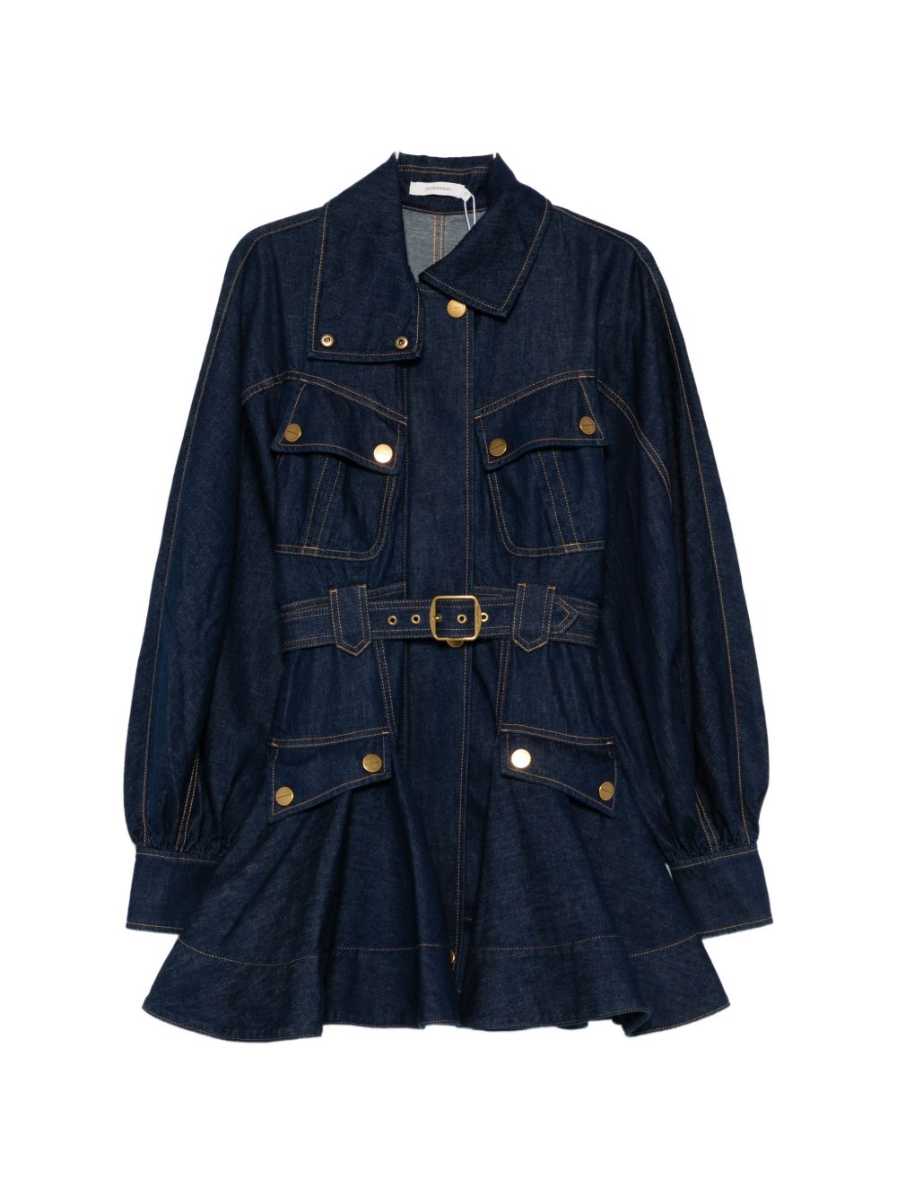 Abito mini luna in denim blu Zimmermann - donna 