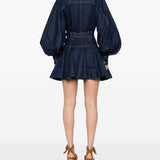 Abito mini luna in denim blu Zimmermann - donna 