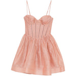 Abito mini Luna corsetto in rosa ZIMMERMANN - donna 