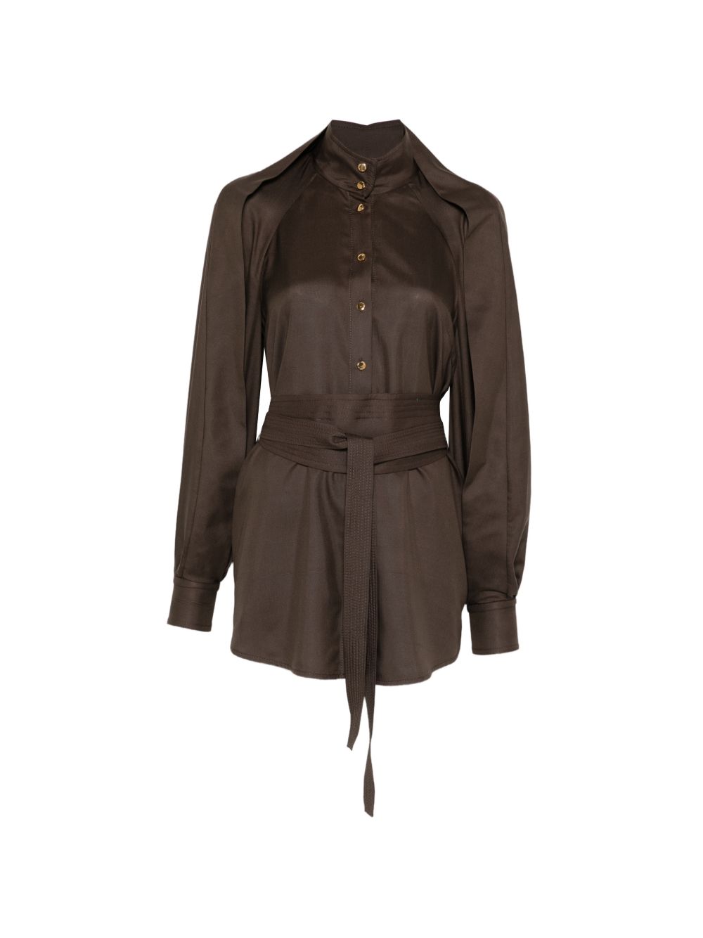 Camicia Luna con nodo in vita in marrone Zimmermann - donna 