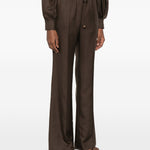 Pantaloni Luna con vita elasticizzata in marrone Zimmermann - donna 