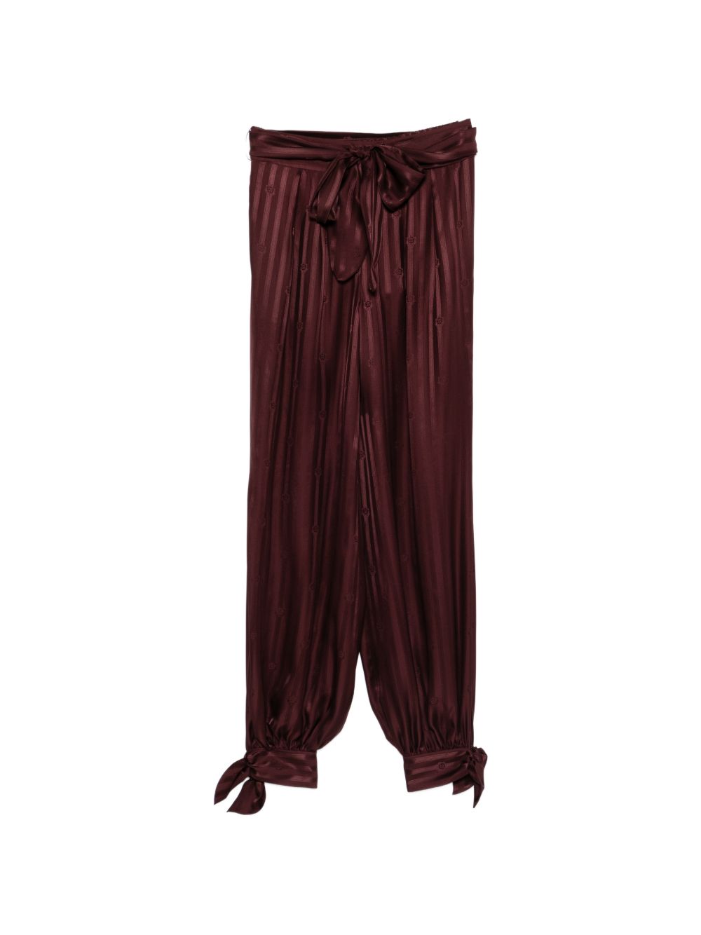 Pantaloni a righe in bordeaux Zimmermann - donna 