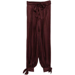 Pantaloni a righe in bordeaux Zimmermann - donna 