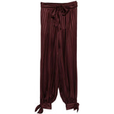 Pantaloni a righe in bordeaux Zimmermann - donna 