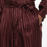 Pantaloni a righe in bordeaux Zimmermann - donna 