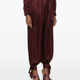 Pantaloni a righe in bordeaux Zimmermann - donna 