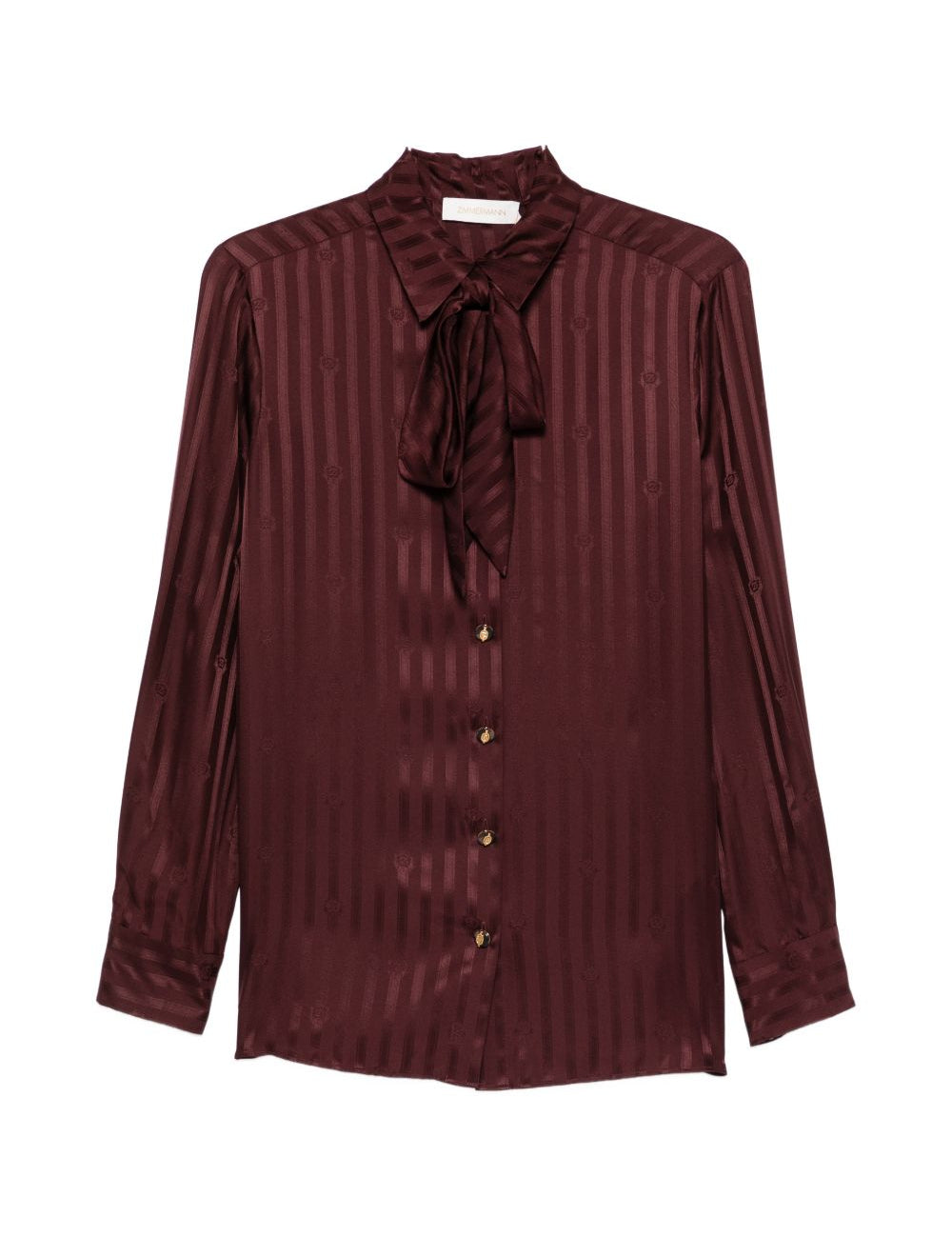Camicia con fiocco in bordeaux Zimmermann - donna 