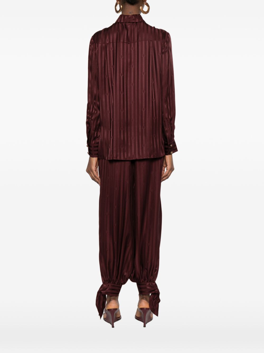 Camicia con fiocco in bordeaux Zimmermann - donna 