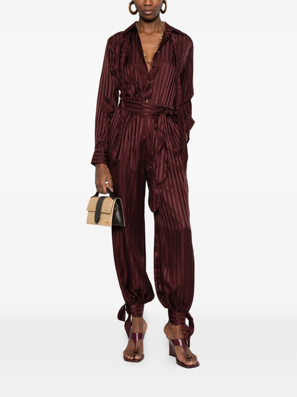 Camicia con fiocco in bordeaux Zimmermann - donna 
