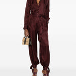 Camicia con fiocco in bordeaux Zimmermann - donna 