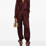 Camicia con fiocco in bordeaux Zimmermann - donna 
