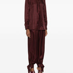 Camicia con fiocco in bordeaux Zimmermann - donna 