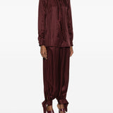 Camicia con fiocco in bordeaux Zimmermann - donna 