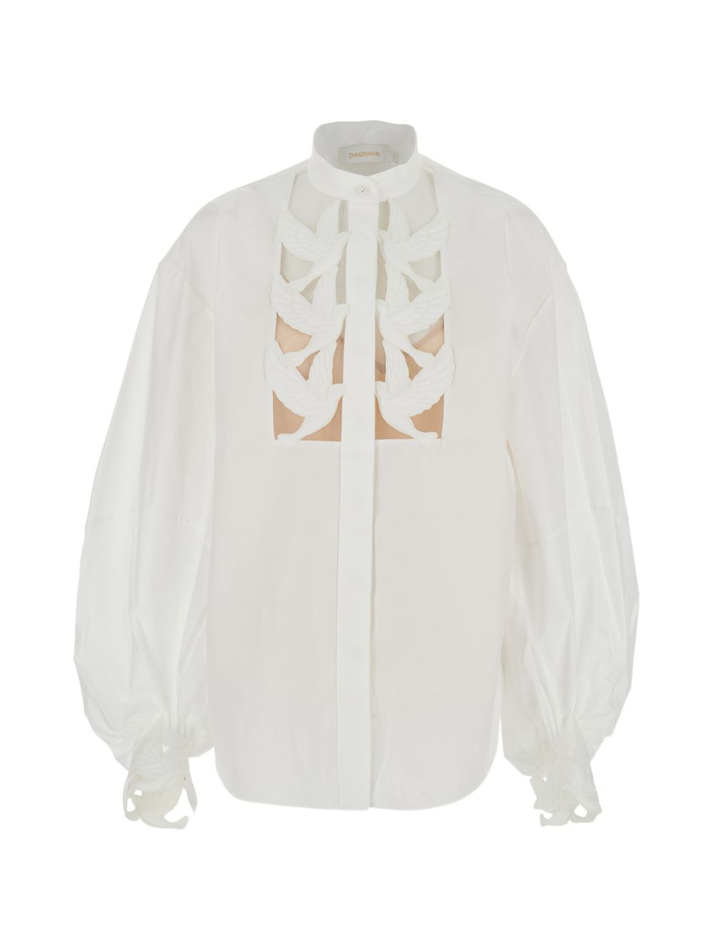 Camicia Luna con maniche a sbuffo in bianco Zimmermann - donna 