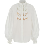 Camicia Luna con maniche a sbuffo in bianco Zimmermann - donna 