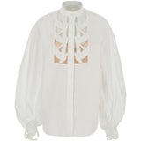 Camicia Luna con maniche a sbuffo in bianco Zimmermann - donna 