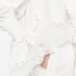 Blusa arricciata Alchemy in bianco Zimmermann - donna 