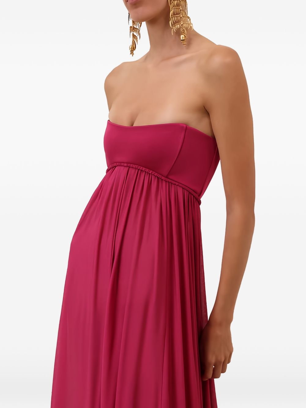 Abito lungo Luna in rosso Zimmermann - donna 