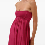 Abito lungo Luna in rosso Zimmermann - donna 