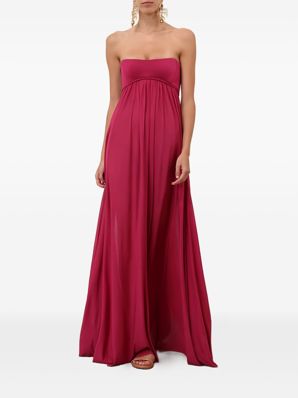 Abito lungo Luna in rosso Zimmermann - donna 