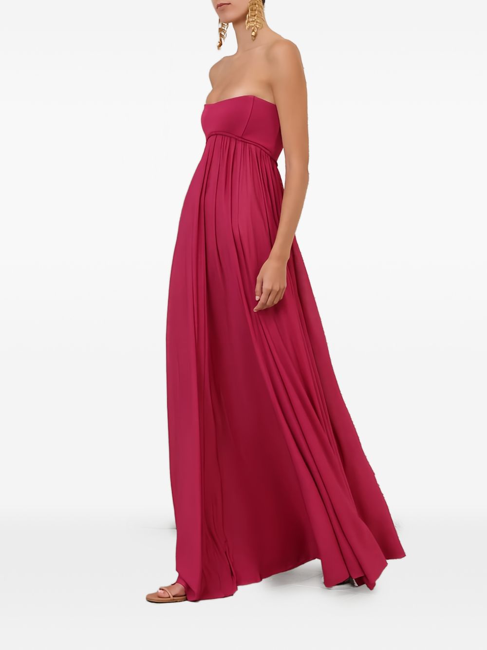 Abito lungo Luna in rosso Zimmermann - donna 