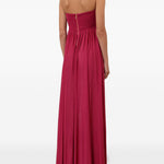 Abito lungo Luna in rosso Zimmermann - donna 