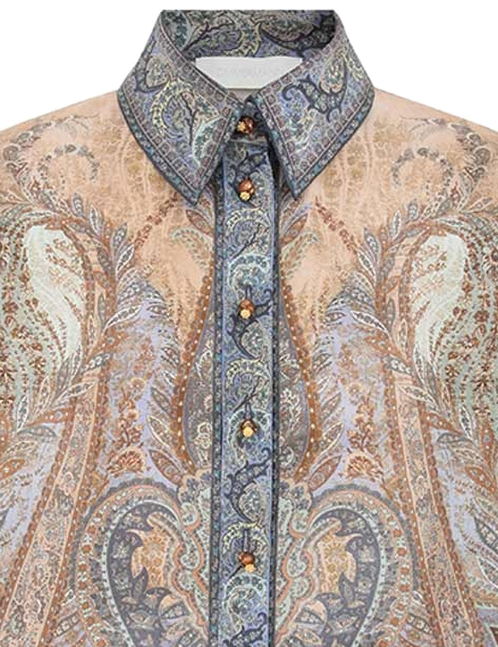 Camicia Wanderlust a maniche corte in multicolore Zimmermann - donna 