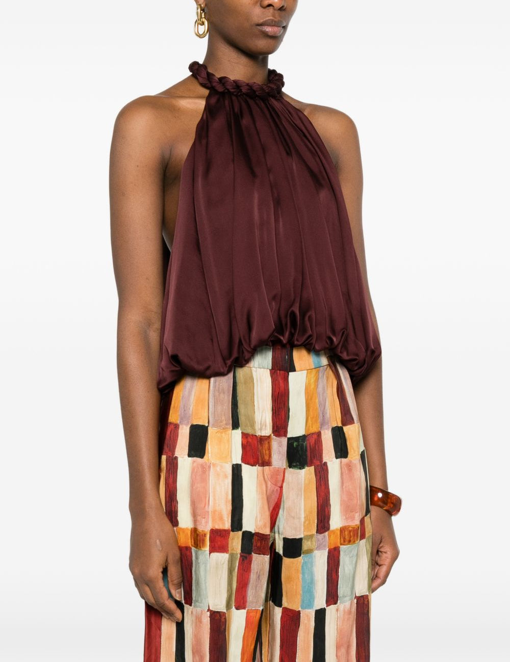 Top Luna plissettato in rosso Zimmermann - donna 
