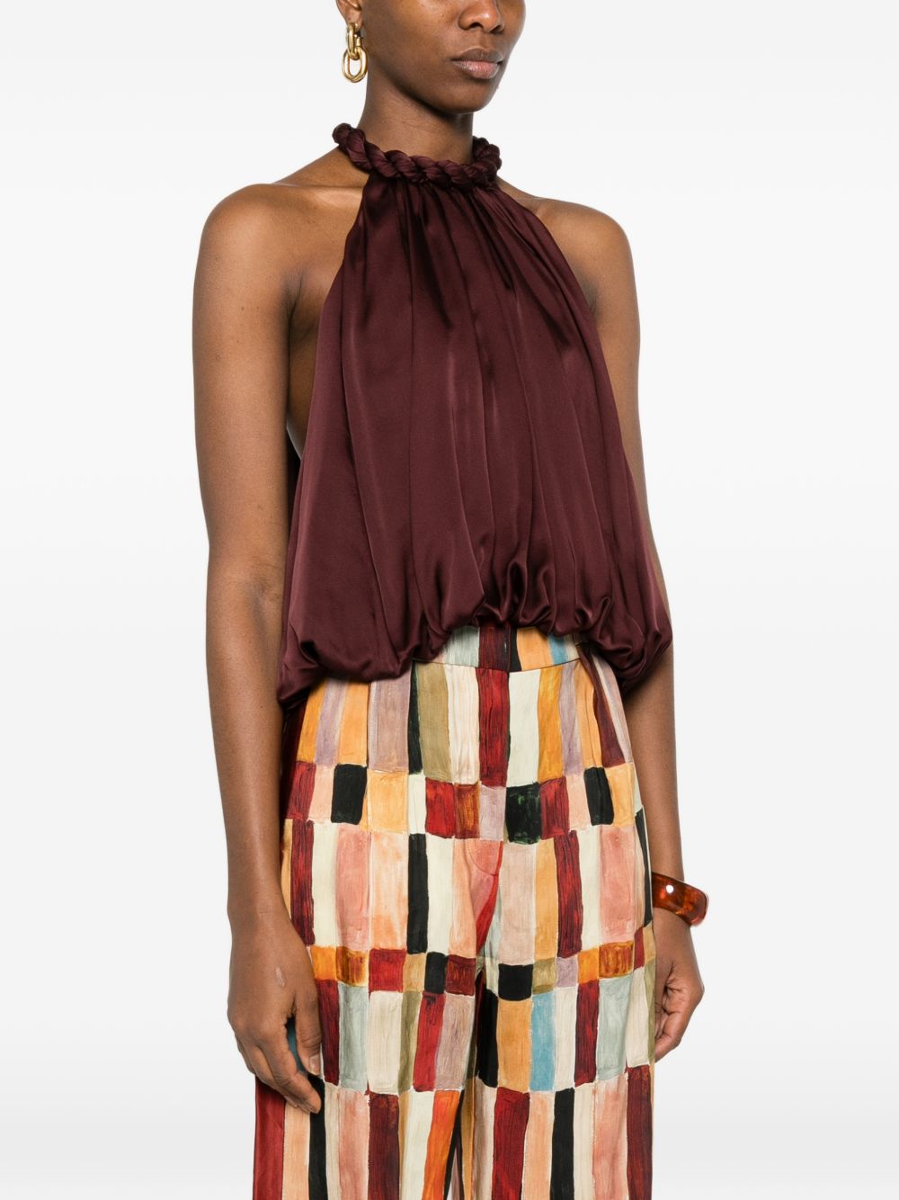 Top Luna plissettato in rosso Zimmermann - donna 
