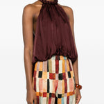 Top Luna plissettato in rosso Zimmermann - donna 
