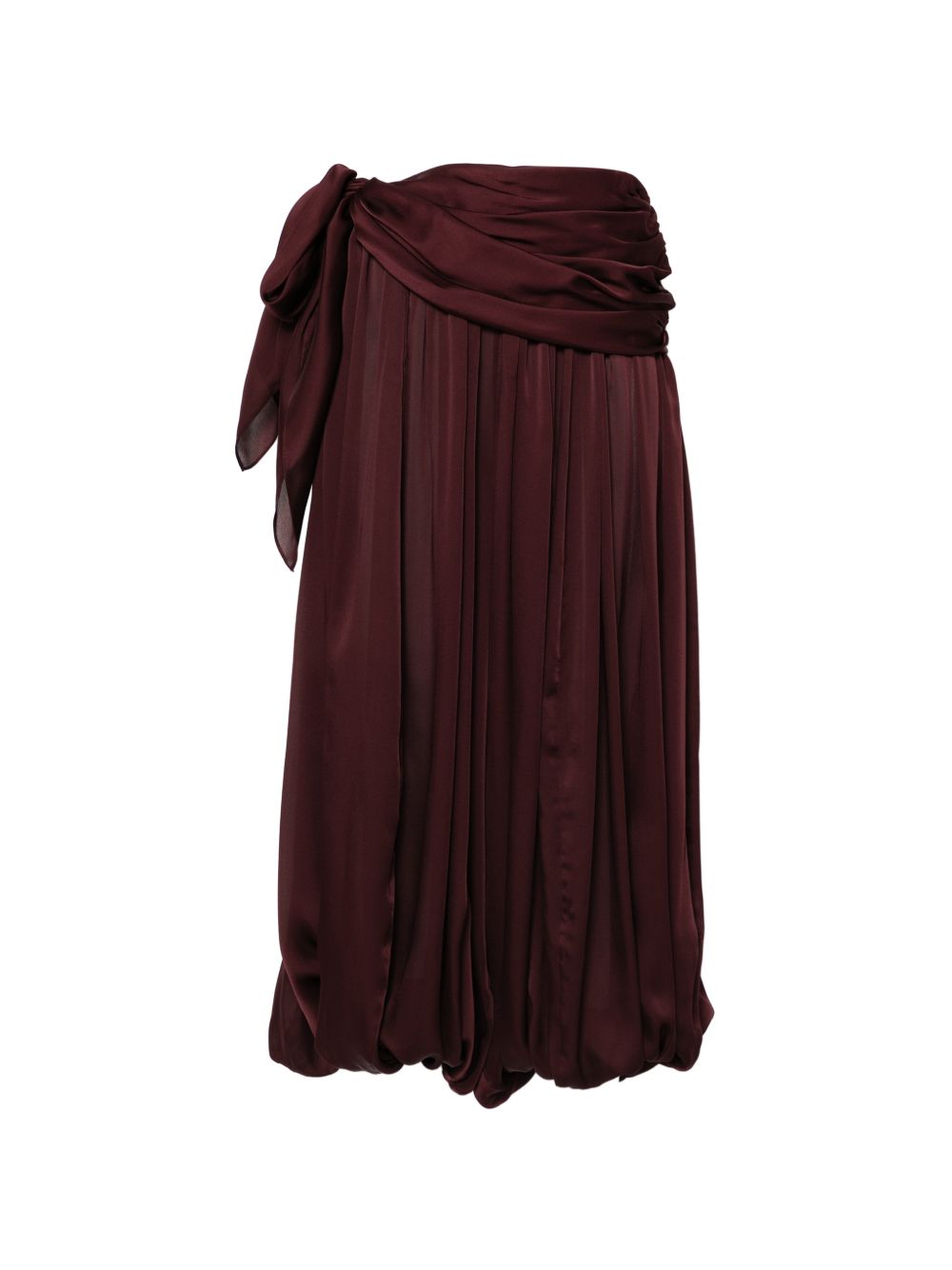 Pantaloni drappeggiati Luna in borgogna Zimmermann - donna 