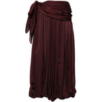 Pantaloni drappeggiati Luna in borgogna Zimmermann - donna 