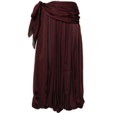 Pantaloni drappeggiati Luna in borgogna Zimmermann - donna 