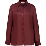 Camicia Luna con ricamoin bordeaux Zimmermann - donna 