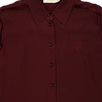 Camicia Luna con ricamoin bordeaux Zimmermann - donna 