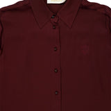 Camicia Luna con ricamoin bordeaux Zimmermann - donna 