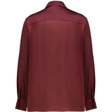Camicia Luna con ricamoin bordeaux Zimmermann - donna 