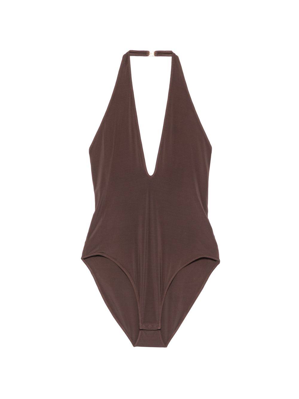 Body con scollo a spalla a V in marrne Zimmermann - donna 