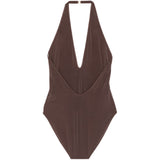 Body con scollo a spalla a V in marrne Zimmermann - donna 