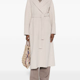 Cappotto con cintura Elisa in avorio 'S Max Mara - donna 