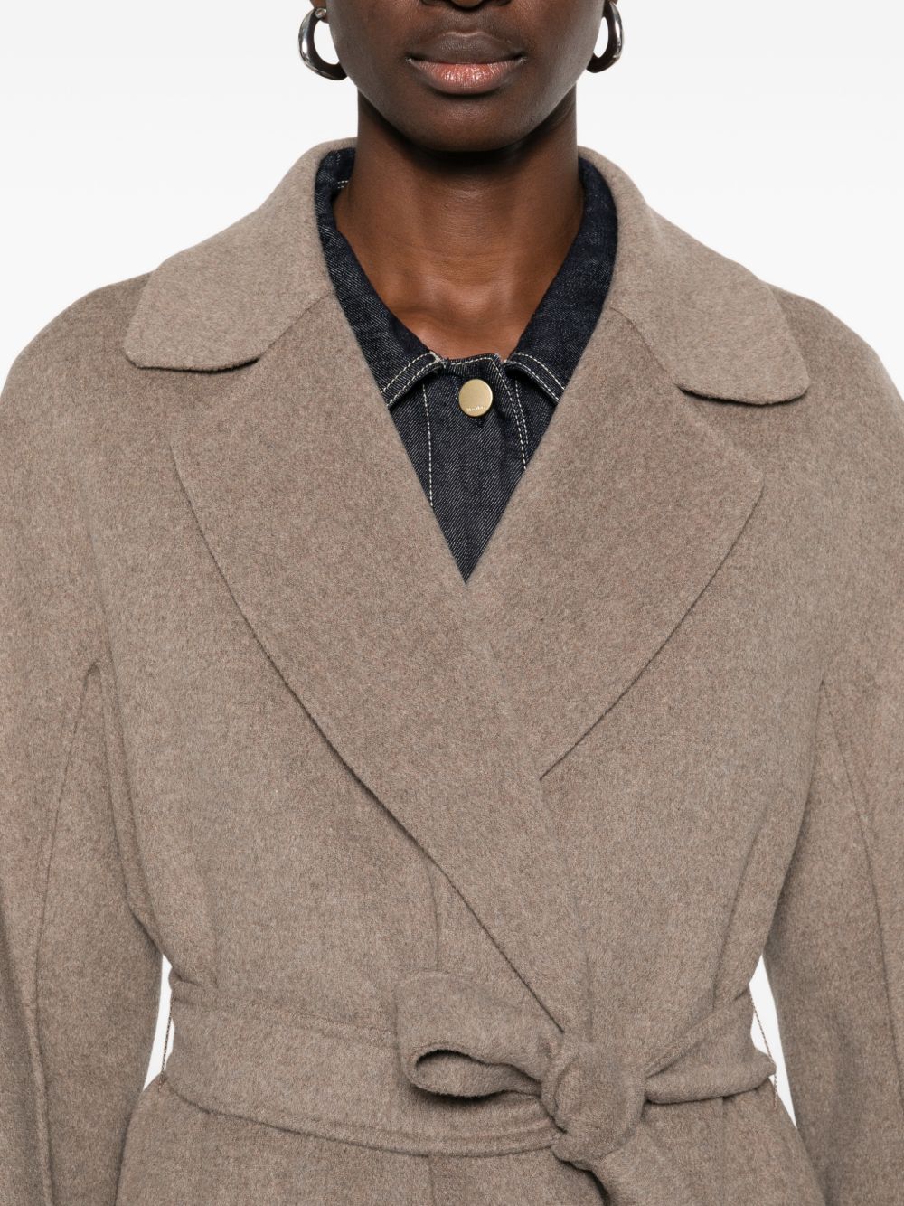 Cappotto elisa in marrone chiaro 