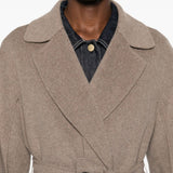 Cappotto elisa in marrone chiaro 
