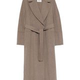 Cappotto elisa in marrone chiaro 