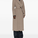 Cappotto elisa in marrone chiaro 