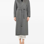 Cappotto Elisa a portafoglio con cintura in grigio 'S Max Mara - donna 