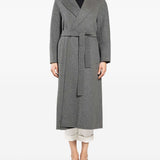 Cappotto Elisa a portafoglio con cintura in grigio 'S Max Mara - donna 