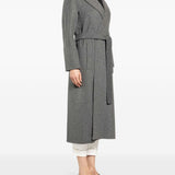 Cappotto Elisa a portafoglio con cintura in grigio 'S Max Mara - donna 