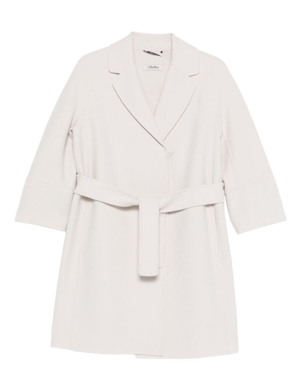 Cappotto con cintura in bianco 'S Max Mara - donna 