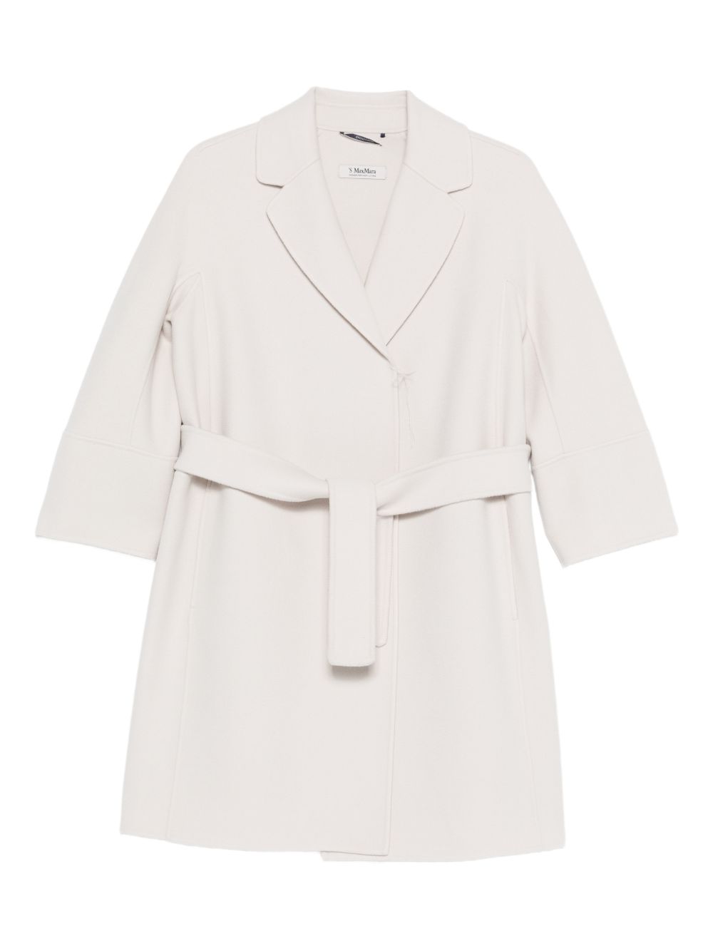 Cappotto con cintura in bianco 'S Max Mara - donna 